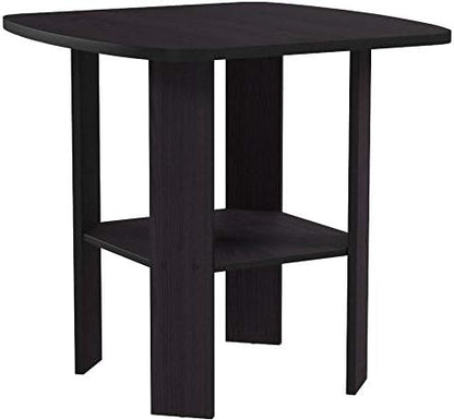Furinno Simple Design Side Table Set of 2, 2-Tier Modern End Table