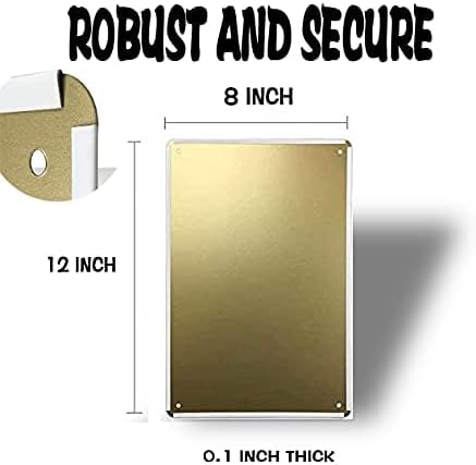 Art Wall Decor German Shepherd Dog Guard Dog Security Funny Metal Tin Sign Warning We Can Make It to The Fence Aluminum Sign 8x12 inches