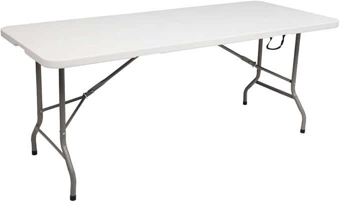 6FT Picnic Folding Table,Height Adjustable,Portable Aluminum Camping Table Picnic Party Dining Camp for Indoor Outdoor