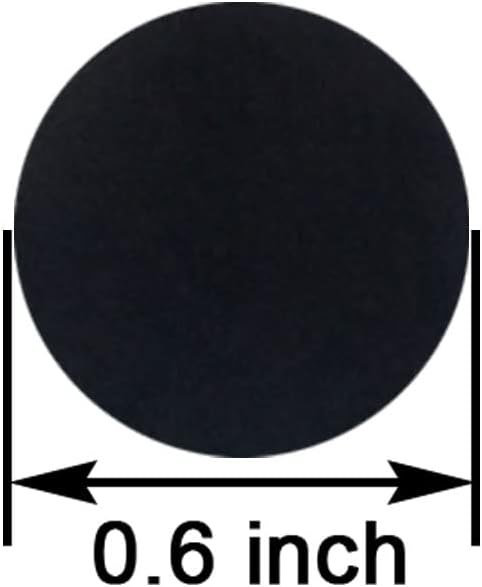 Black Metallic Shiny Round Confetti 0.6 Inch-Table Sequin Confetti for Party Wedding Decoration(3.52 oz)
