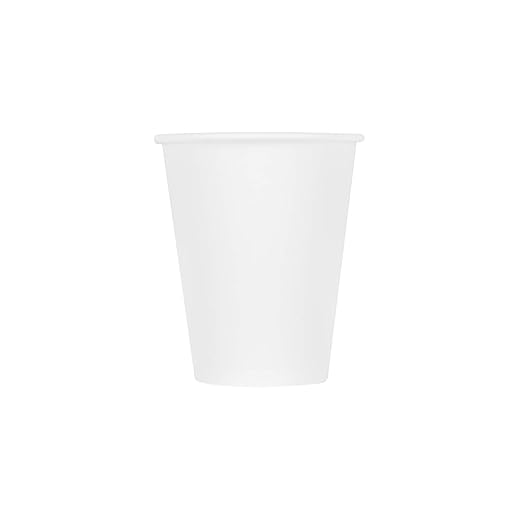 Karat Earth KE-K508W 8 oz White Eco Paper Hot Cup (Case of 1000)