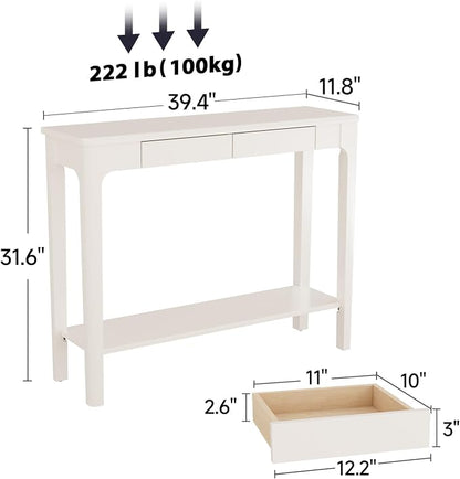 AQIMUELE Wood Console Table