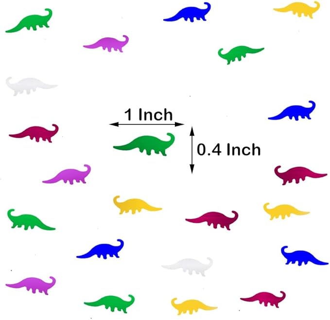 Confetti Dinosaur Confetti Dino for Birthday Baby Shower Party Table Favor Metallic Foil Scatter or DIY(Dinosaur)