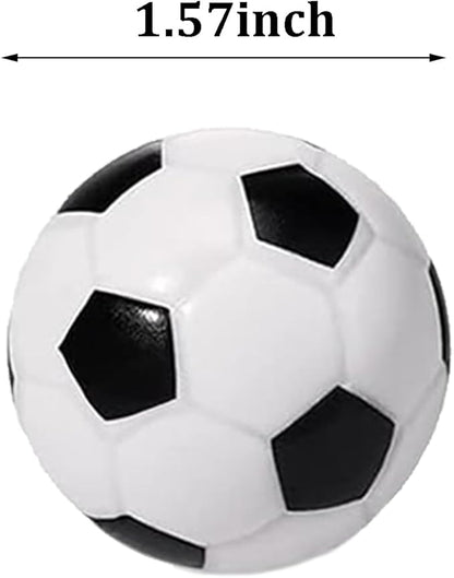 24Pcs Soccer Ball Cupcake Toppers Foam Football Cupcake Food Picks for Sport Balls Theme Baby Shower Wedding Birthday Party Cake Decorations Supplies