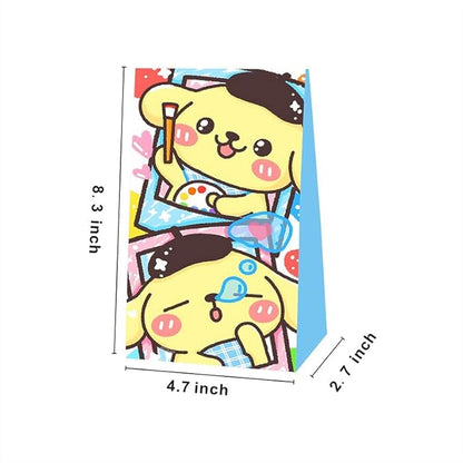 BNFUO 12pcs Cartoon Dog Party Favor Gift Bags Goodie Bags, Cartoon DogParty Supplies for Kids Birthday Decorations