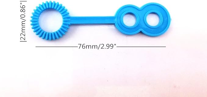 Honbay 50pcs Blue Bubble Wands