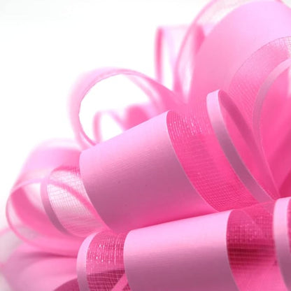6 Pieces Large Pull Bows, Pink Gift Bow, 6 inches, Party Gift Wedding Ribbon Bows for Wrapping Boxes or Flower Decorations, Day Present Decoration Bow(Pink)