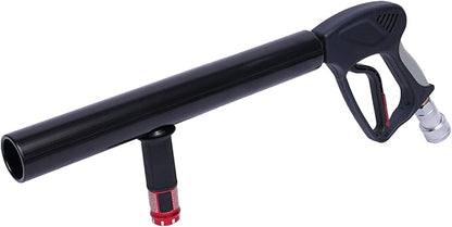CO2 Jet Machine 16-33ft Spraying RGB LED Light CO2 Cryo Cannon Gun Stage Effect Smoke Fog Machine Club Bar DJ Effects Smoke Gun Fog Gun with 10ft Hose