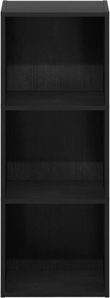 Furinno Pasir 3-Tier No Tool Assembly Open Shelf Bookcase