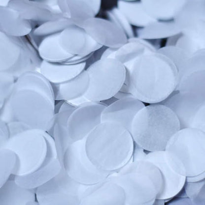 White Confetti 1 inch Paper Confetti Circles for Table Wedding & Birthday Party Decoration 5000 pcs