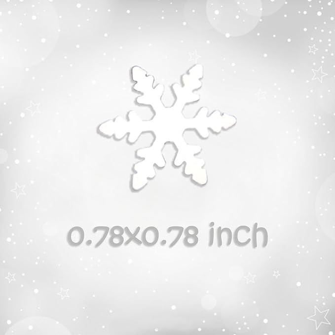Snowflake Confetti Merry Christmas Max Holiday Party Decoration Table Scatters Confetti Metallic Foil for New Year Wedding Birthday Baby Shower Bridal Shower Festival Theme Party Table Decorations