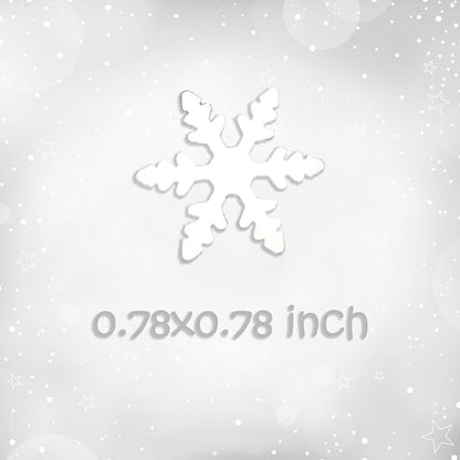 Snowflake Confetti Merry Christmas Max Holiday Party Decoration Table Scatters Confetti Metallic Foil for New Year Wedding Birthday Baby Shower Bridal Shower Festival Theme Party Table Decorations