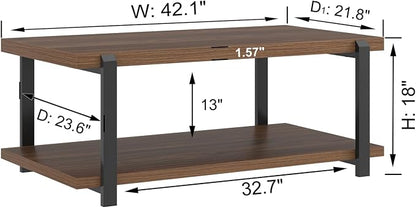 FOLUBAN Modern Coffee Table