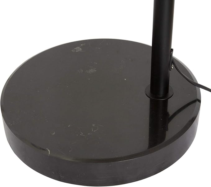 Major-Q Modern Arcing Floor Lamp - Tall Stand Up Arching Drum Shade - Large Contemporary Floor Lamp for Dining Rooms and Bedrooms - Corner Lamp for Office Lighting and Home Decor