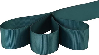 Ribbonitlux 1.5" Wide Solid Grosgrain Ribbon 25 Yards (347-Teal）, Set for Gift Wrapping, Party Decor, Sewing Applications, Wedding and Craft