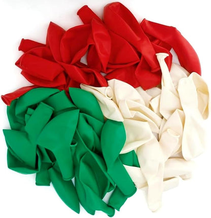 100PCS Christmas Balloons for Party Decorations Xmas Balloons Garland Arch Kit with Red Green Balloon Christmas Tree Santa Claus Latex Balloon for Christmas Party Decor Xmas Birthday party Decorations