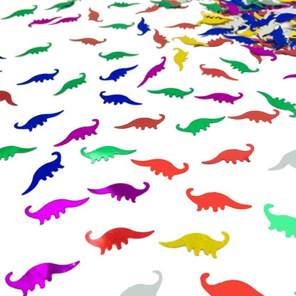 Dinosaur Confetti Metallic Foil Scatter for Dino Theme Birthday Party Celebrations Table Decoration Arts & Crafts DIY Party Favor 1.5 Ounce 1800 Pieces