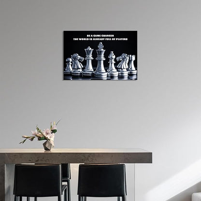 Jumong Motivational Wall Decor, Inspirational Canvas Wall Art for Livingroom, Wooden Frame Motivational Quotes Poster, Encouraging Canvas Posters for Office Wall Decor, Dormitory, Living Room