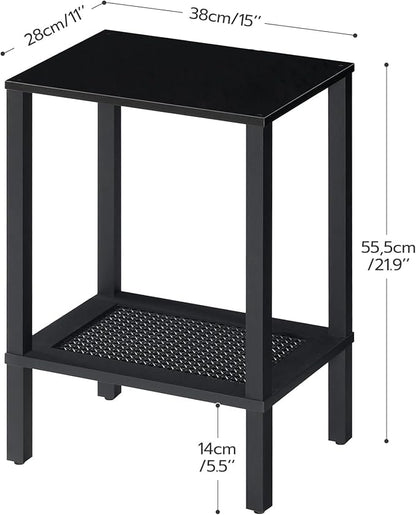 HOOBRO End Table, Small Side Table