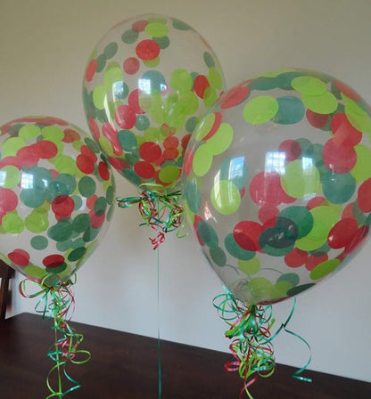 Red Tissue Confetti 1inch Circle Confetti 5000pcs for Filled Balloon or Table Party Decoration