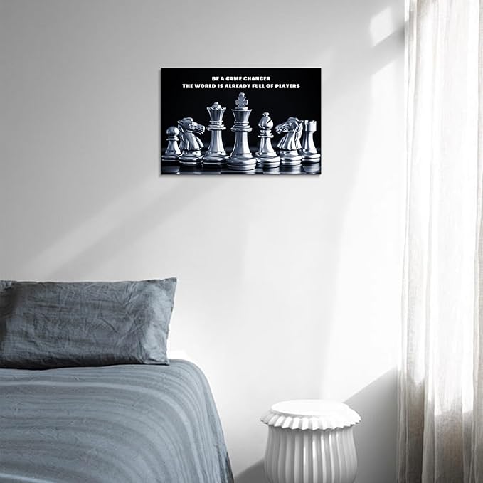 Jumong Motivational Wall Decor, Inspirational Canvas Wall Art for Livingroom, Wooden Frame Motivational Quotes Poster, Encouraging Canvas Posters for Office Wall Decor, Dormitory, Living Room