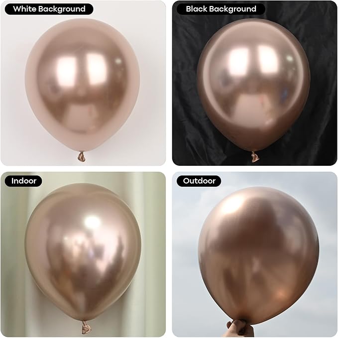 HILAVO Dusty Blue and Gold Balloons, 60 PCS 12 Inch Slate Fog Pastel Baby Blue Sand White and Gold Balloons for Baby Boy Shower Bridal Shower Birthday Wedding Party Decorations