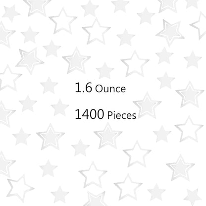 Confetti Star Confetti Birthday Party Scatter Wedding Party Sequins Glitter Metallic Table Decoration for Anniversary Birthday Retirement Weeding event Supplies.(Star 2 Size Silver)