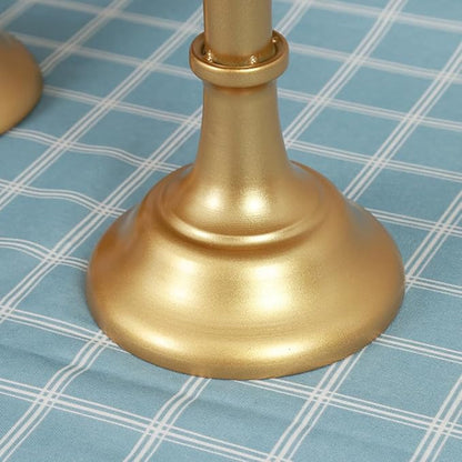 3 Pcs Metal Cake Stand Set 8/10/12 inch Dessert Table Display Perfect for Baby Shower Wedding Birthday (gold)