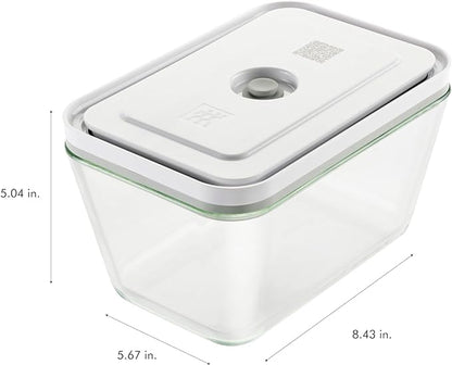 ZWILLING Fresh & Save 3-pc Glass Food Storage Container, Meal Prep Container- Assorted Sizes