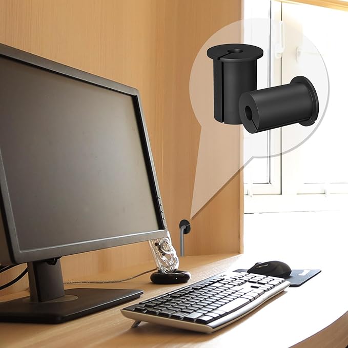 ELFCULB Starlink Cable Grommet (4 Pcs), Black