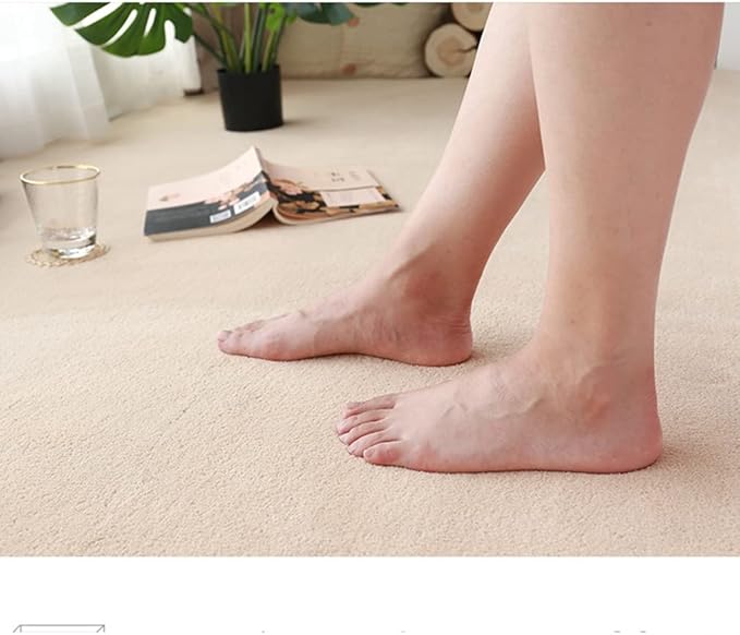 Soft Cashmere Area Rug Luxury Bedside Carpet Bedroom Living Room Mats Solid Color Children's Room Rugs Runner Carpets Indoor Mats Home Décor White Gray Red 3' X 8'
