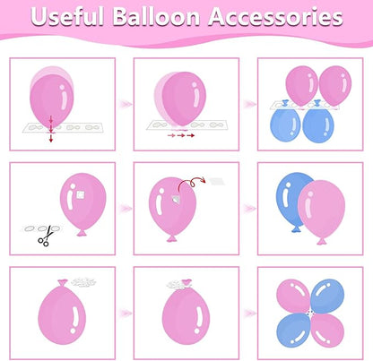 SINBEE Balloon Pump Electric Party Decorations - Electric Balloon Pump for Balloon Arch Kit, Portable Dual Nozzle Balloon Inflator