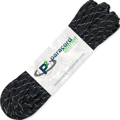 Paracord Planet Genuine Type III 550lb Paracord – Nylon Cord in Solid, Multi, and Reflective Colors – 25+ Colors and Length Options of 10', 25', 50', and 100'