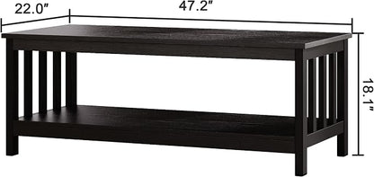 ChooChoo Mission Coffee Table, 47 inch