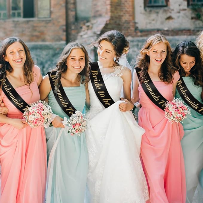 12pcs Black Blank Sash for Birthday Prom Queen Homecoming Pageant Senior Christmas Bride Party Supplies Groom To Be President Sash Party Favors Satin for Graduation Halloween