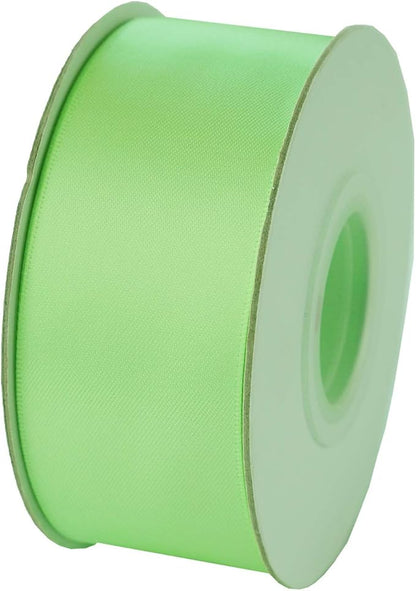 ITIsparkle 11/2" Inch Double Faced Satin Ribbon 25 Yards-Roll Set for Gift Wrapping Party Favor Hair Braids Hair Bow Baby Shower Decoration Floral Arrangement Craft Supplies, Mint Ribbon