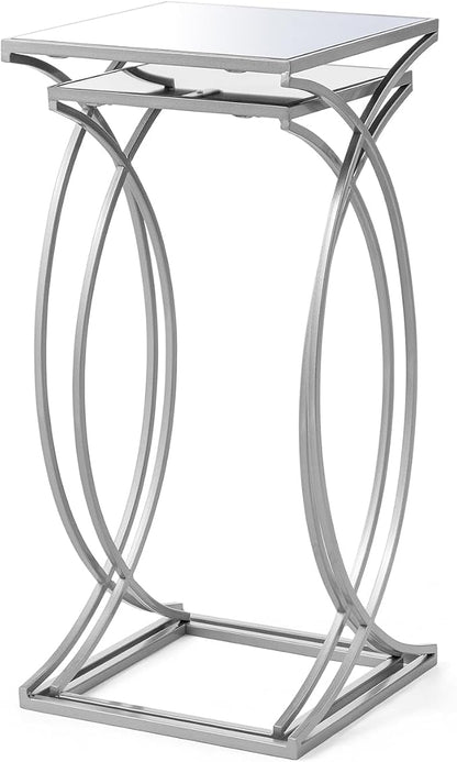Glitzhome Nesting Side Tables, Coffee Tables Decorative Accent Tables