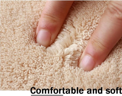 Soft Cashmere Area Rug Luxury Bedside Carpet Bedroom Living Room Mats Solid Color Children's Room Rugs Runner Carpets Indoor Mats Home Décor White Gray Red 3' X 8'