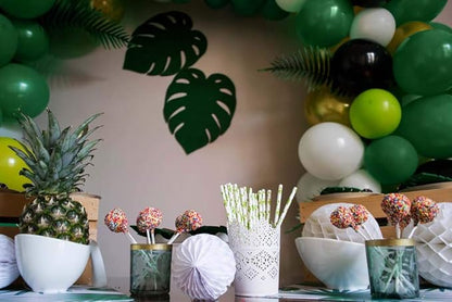 Treasures Gifted 36 Count Pine Green Latex Balloons - 12 Inch Round, Premium Latex, Durable, Versatile, Luxurious Color - Perfect for Birthday, Baby Shower - Children & Babies, Unisex