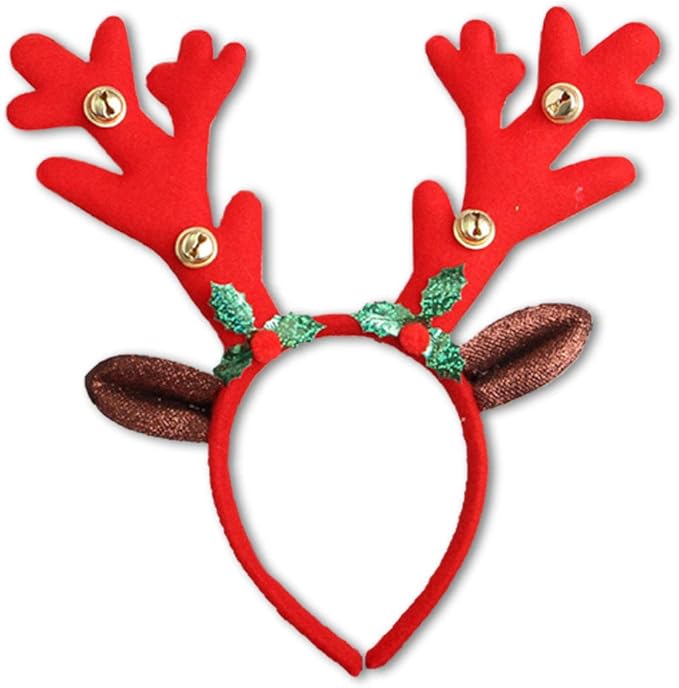 Myuilor Reindeer Antlers Headband Christmas and Easter Party Headbands Deer