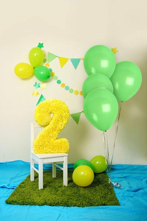 Treasures Gifted Light Green Balloons - Lime Green Balloons - Latex Party Balloons - Neon Green Balloons 12 Inch - Premium Large Green Balloons - Apple Green Balloons - 100 Balloons Bulk