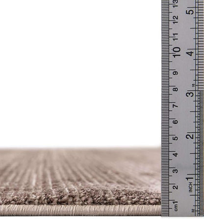 Unique Loom Finsbury Collection Area Rug - Kate (6' 1" x 9' Rectangle, Brown)