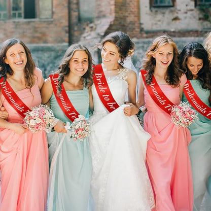12 pcs Red Sash Blank Sash for Bride To Be Birthday Bride Sashes Bachelorette Prom Queen Sashes for Pageants Wreath Miss Americana Christmas Party Deocr Red