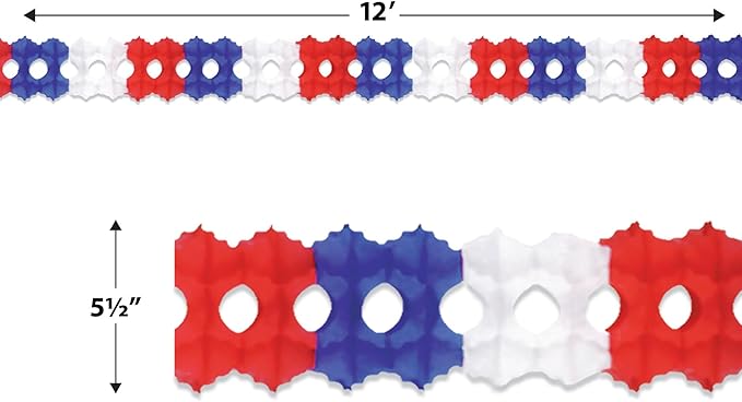 Beistle Packaged Arcade Garland, 51/2 by 12-Feet