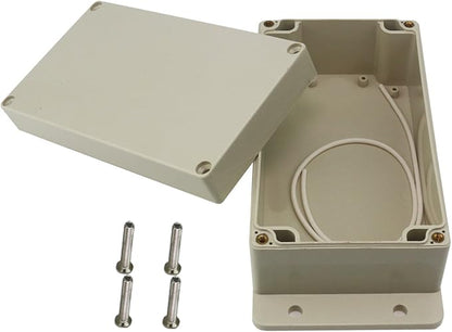 Ogrmar Plastic Dustproof IP65 Junction Box DIY Case Enclosure (6.2"x 3.5"x 2.5")
