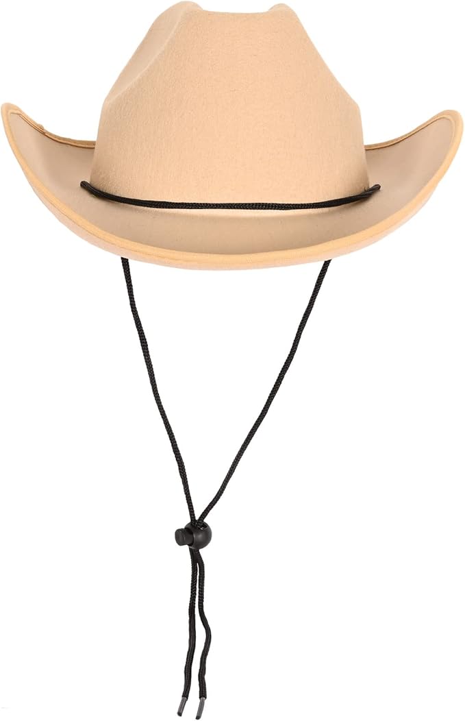 Beistle Felt Cowboy Hats – Western Headwear Birthday, Photo Booth & Halloween Costume Accessories