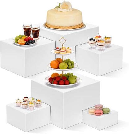 6 Pcs Buffet Risers, Display Stand Shelf