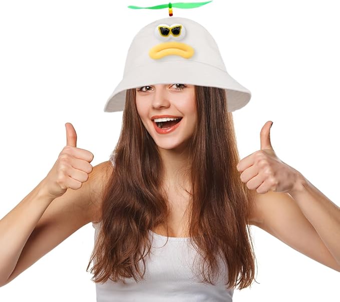 Propeller Hat,Hat with Propeller,Funny hat for Adult and Teenagers Dress Up Costume & Party Hats