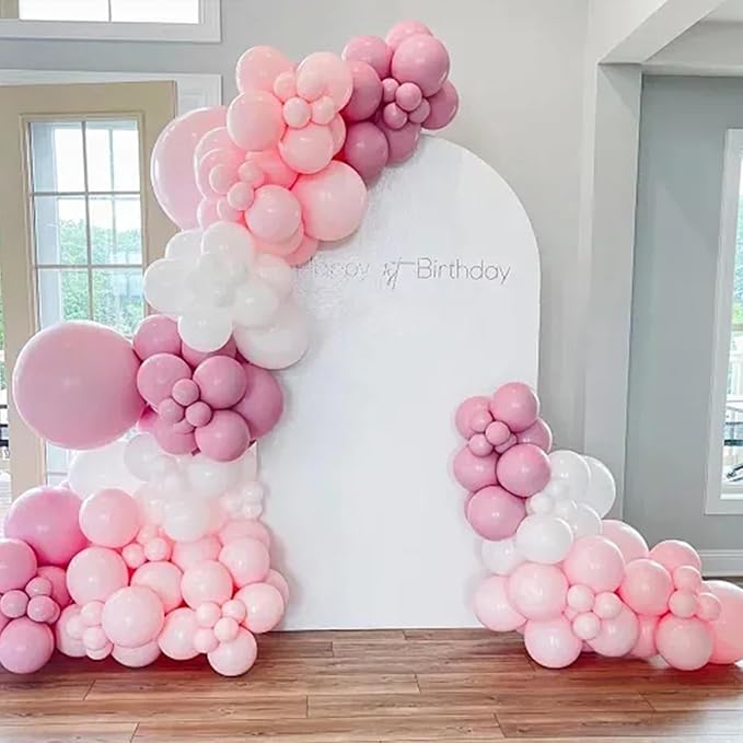 Light Pink Balloons 12 inch, Pastel Pink Latex Balloon 50pcs Party Balloons for Graduation Bridal Baby Shower Gender Reveal Birthday Party Decorations