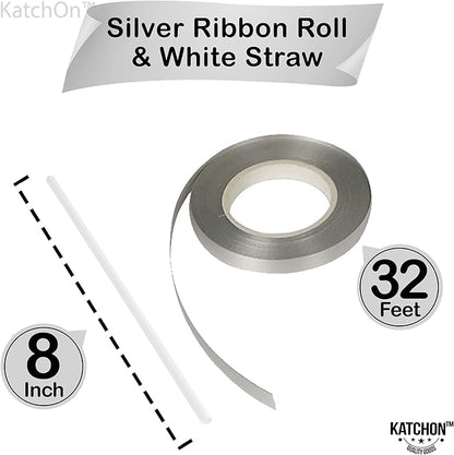 KatchOn, Giant Silver Bride Balloons - 40 Inch | Bachelorette Party Decorations | Silver Bride Balloons Bachelorette for Bridal Shower Decorations | Bridal Shower balloons